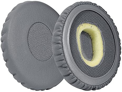 OE2 Earpads Cushion Replacement Ear Pads Compatible with Bose OE2 OE2i SoundLink Ⅱ On-Ear SoundTrue Headphone,Grey Leather