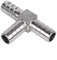 1 Pièce De Raccord En T En Acier Inoxydable 304, 6 8 10 15 20 25 26 32 38 40 50 Mm, Raccord De Tuyau Cannelé, Joint De Tuyau Pagoda(25mm)