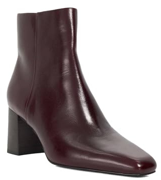 Dune London Ladies PANAMAS Leather Mid Height Block Heel Ankle Boots Size UK 6