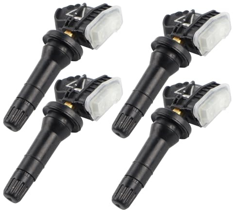 BONRYAN 4 Stück Reifendrucksensor Kompatibel mit Fo-rd Galaxy S-Max Edge Fiesta Mondeo Mustang RDKS Sensor 2318453 5291383 2036804 TPMS Reifendruckkontrollsystem