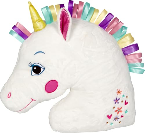 Die Spiegelburg - Einhorn-Kissen mit Satinbandmähne - Prinzessin Lillifee - 23389, perfekte Kinderzimmerdekoration, Stoffkissen für Mädchen und Jungen, Geschenk für kleine Einhornfans