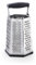 Cuisipro 6-Sided Box Grater, Sharp Stainless Steel, Non-Slip, Rust Resistant