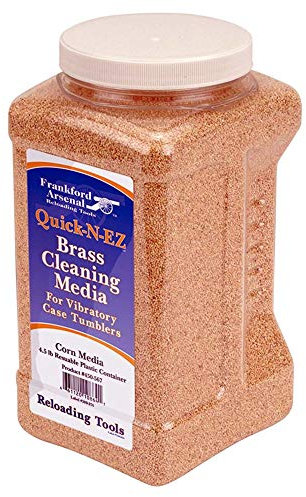 Frankford Arsenal FRAN-194524 Média de Nettoyage en Laiton en épi de maïs traité-Beige, 2 kg Mixte Adulte, 4.5 LB