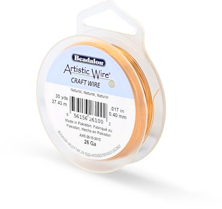Beadalon 30-Yards Artistic 26-Gauge Natural Wire