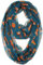 Vivian & Vincent Damen weiches licht cartoon fox sheer unendlichkeit schal 01 SteelBlau One Size