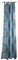 Neutex Schlaufenschal Luba Vorhang Gardine Blumenmotiv Landhaus Vintage Made in Germany 140 x 245 cm Blickdicht Blau-Weiß