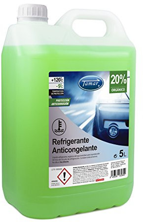 Tamar Refrigerante/Anticongelante 20% Orgánico, 5 litros