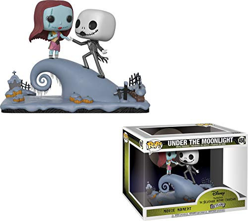 Funko Pop! Vinyl: Movie Moments: Disney: NBX: Jack Skellington And Sally On The Hill - The Nightmare Before Christmas - Figura de Vinilo Coleccionable - Idea de Regalo- Mercancia Oficial