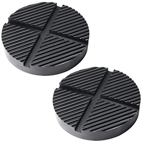 2Pcs Wagenheber Gummiauflage Gummiklotz Gummiblock Hebebühne Wagenheber Gummimatte Jack Unterstellbock Gummiklotz 127x25m