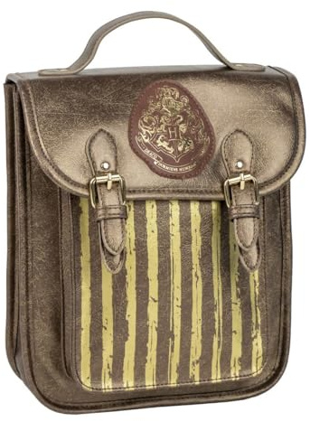CERDÁ LIFE'S LITTLE MOMENTS Unisex Harry Potter Kunstleder LÄSSIGER Mode-Rucksack, BRAUN