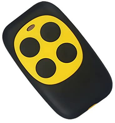 lerwliop Universal 4-Key Garage Door Opener Battery Operated Roll-up Gate Remote Control Switch Key Controller Driver Gadget, Yellow