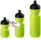 OTRADO® Hochwertige Trinkflasche im Set mit 350ml, 500ml und 750ml in Lemon - Made in Germany, BPA-frei als Trinkflasche Kinder und Fahrrad Sport geeignet für Fahrradflaschenhalterung