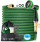 KETTOYA 100FT Expandable Garden Hose, Flexible Water Hose with 10-Pattern Spray Nozzle, Leak-Proof Retractable Heavy Duty Hose Pipe, 4-Layer Latex Core, Durable 3750D, Brass Alloy Connector, Kink-Free