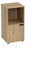 Relax World Bücherregal aus laminierter Spanplatte, 12 mm, mit Fach ist 1 Türen, Bücherregal mit Türen, Büro, Arbeitszimmer, Wohnzimmer