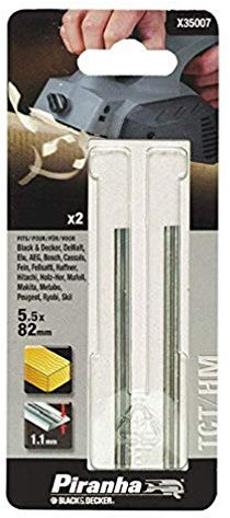Black & Decker X35007 fers de rabot (2) Tct