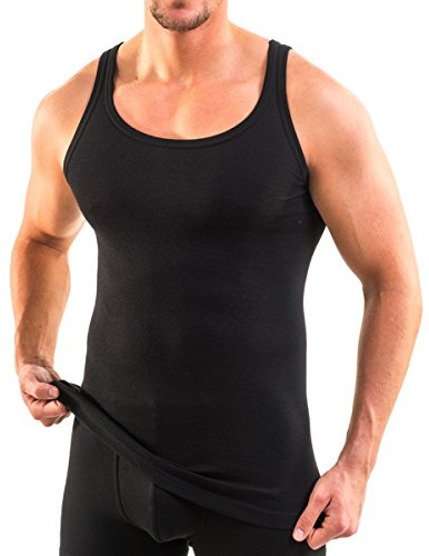 HERMKO 16000 3er Pack Herren Unterhemd aus weicher Baumwolle/Modal