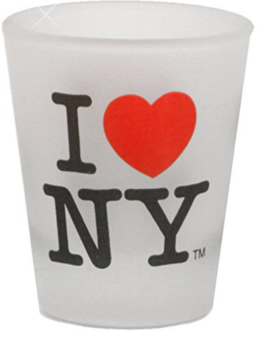 I Love NY Shot Glass, Officially Licensed New York City Shot Glasses from NYC in Gift Box