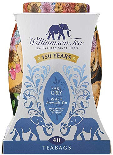 Reap What You Sow Elephant Tea Caddy - Earl Grey- 100g - 40 Individual Tea Bags - Limited Edition Caddy