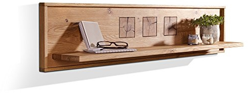moebel-eins Winston Wandboard, Material Massivholz, Wildeiche, 130 cm