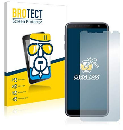 brotect Protection Écran Verre pour Samsung Galaxy J6 Plus Film Protecteur Vitre 9H [Anti-Rayures, Transparent]