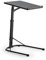 KITHOME - Mesa Plegable Auxiliar con Altura Ajustable, 43x43x63/68/73cm, Negro