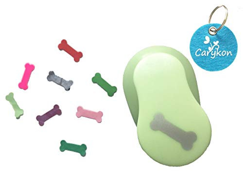 Carykon Motivstanzer mit Hebel, 2,5 cm - knochenfarben,Zufällige farben.