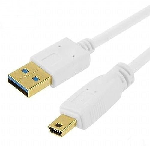 SM-PC® 1m USB 3.0 Mini 10pol. Kabel vergoldete Stecker/Kabelfarbe: weiß #397