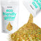 Hemway Eco Friendly Biodegradable Glitter 100g / 3,5 Unzen Bio Cosmetic Sicher Sparkle Vegan für das Gesicht, Lidschatten, Körper, Haar, Nagel und Festival - 24.01 0.04 1mm - Gold Holographic