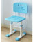 HHXD Tisch Stuhl Kinder Höhenverstellbarer/Kindertisch Lagerfähig/Vorschulkindergarten Kinderzimmer Wohnzimmer Schlafzimmer/Blau / 1Chair