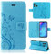 Hülle Kompatibel mit Huawei P30 Lite | Klapphülle Schutzhülle mit Kartenfächer Kompatibel für P30 Lite | Magnetverschluss Klapphülle | Blau