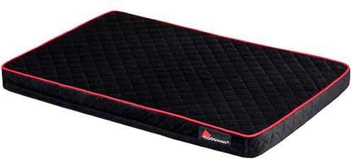 Tiggo Hundematratze Large für DOGGYHUT® Premium Hundeanhänger 80105 (Hundematratze Large schwarz)