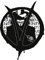 V wie Vendetta Aufkleber 13x10cm Autoaufkleber für PKW Auto LKW Motorrad Kfz Zubehör Aufkleber Sticker Selbstklebend Dekor R106 (Schwarz)