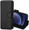 CHALK & HIDE - Real Leather Book Wallet Flip Case Cover For Apple iPhone 12 (6.1) / Apple iPhone 12 Pro (6.1), Real Leather Design With Card Slot, Magnetic Closure and Built In Stand - Black