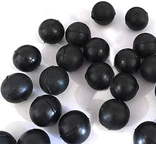 Dsoar Gummiball Paintball .68 Caliber Wiederverwendbare Soft Paintballs Für das Training Üben Sie Paintballs, 120 PCS 3 Farben