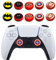 Lot de 10 coques de protection analogiques pour manette de jeu sans fil en silicone antidérapant pour PS5/PS4/Xbox One/360/Nintendo Switch PRO