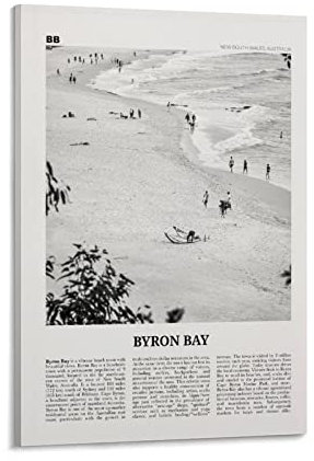 Byron Bay Wandkunst, Byron Bay Poster, Byron Bay Poster, Byron Bay Foto, Byron Bay Leinwand, 30 x 45 cm