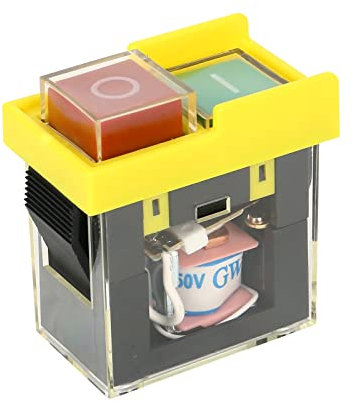 AC 250 V 6 A Industrieller Wasserdichter Elektromagnetischer Druckknopfschalter, Schneider zum An-/Ausbohren, Cutter Drill Power On Off 5E4 Wasserdichter Magnetschalter für Bohrmaschine