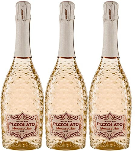 Pizzolato Rosé Spumante Extra Dry M-USE Schaumwein Italien Ink FeinWert E-Book (3 x 0,75l)