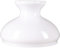 Petroleumglas Lampenglas Ersatzglas Ø185mm Leuchtenglas Opalglas Glasschirm 140mm Höhe Weiß