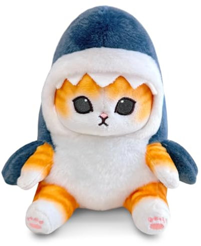 Philoctes Katze Plüschtier, Kuscheltier Shark Katze, Shark Cat Gefüllte Puppe Plüschpuppe, Niedlicher Hai Katze Plüsch Kissen Puppe, Shark Katze Plüsch Spielzeug Geschenk für Kinder Mädchen Jungen