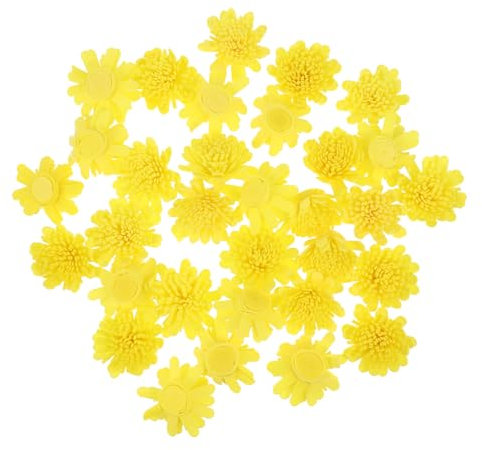 Zerodeko 100pcs Scented Chrysanthemum Flowers for Essential Oil Diffusion Aromatherapy Accessories for Home Decor Air Freshener Floral Arrangement Flowers