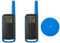 Motorola TALKABOUT T62 Blue Kit Radio PMR portatile con 2 pezzi + cuscinetto adesivo in regalo blu