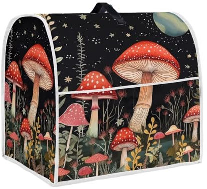 Upetstory Mushroom Kitchen Aid Mixer Covers for 4.5-5 qt Stand Mixers with Pocket