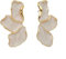 Blumen Ohrstecker, 1 Paar blumen ohrringe gold, ohrringe gold stecker damen, ohrringe blumen, Modeschmuck ohrstecker für Damen, Mädchen, Geschenke für Muttertag, Valentinstag, Geburtstag (A)
