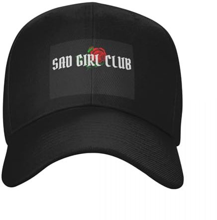 KUGEUII Outdoor Unisex Reine Baumwolle Sad Girl Club Baseball Cap Schaumstoff Party Hut Luxus Hut Männer Damen