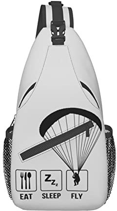 Brusttasche, Paragliding Umhängetasche Multipurpose Sling Rucksack Stylisch Sporttasche Für Sport Damen Herren
