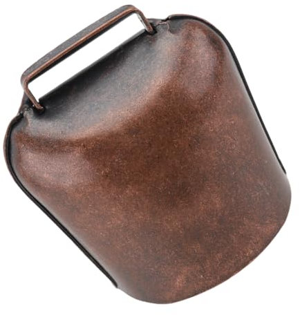 FONDOTIN Robuste Große Kuh Schafglocke Aus Dickem Langlebigem Lautes Gusshorn Für Draußen Zum Haustier-training Und Kuhglocke Für Rindvieh Und Schafszucht