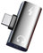 Growalleter 2 in 1 USB C to 3.5MM Audio Adapter & Charger for Meta Quest 3S, USB-C to Headphone Jack Adapter - Hi-Res Audio, Fast Charging - Ideal for VR Gamers Enthusiasts (Silver)