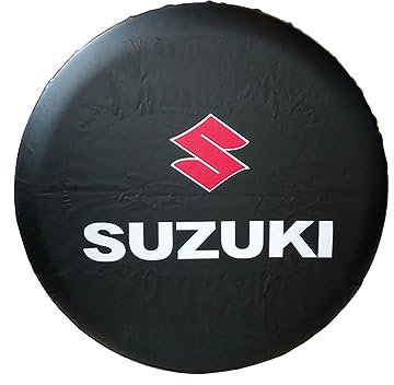 AYHYA Housse Roue de Secours pour Suzuki Jimny SX4 Swift Vitara, Antipoussière Housse de Pneu de Rechange, Housse de Pneu Voiture -Housse de Protection Pneu -Facile à Utiliser,15in