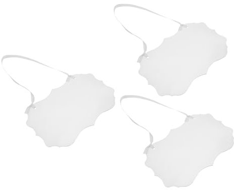 Kisangel 3pièces Panneaux De Réservation Pour Chaises De Mariage Lot Ruban Panneaux De Bienvenue Transparents Pour Cérémonies Et